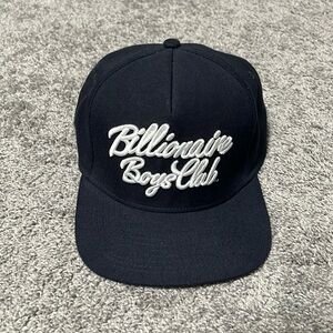 Billionaire Boys Club navy & white logo hat